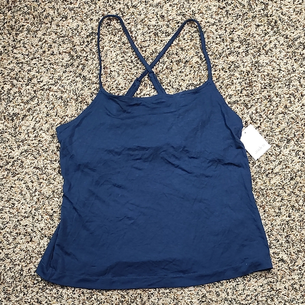 Auden | Women's Navy Blue Spaghetti Strap Top